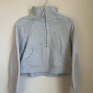 Scuba Oversized Funnel -Neck Half Zip